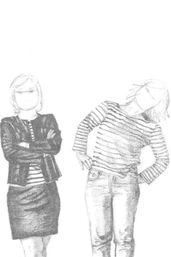 588x882 ways to wear a breton shirt the daily atelier illustrator - Wear Drawing