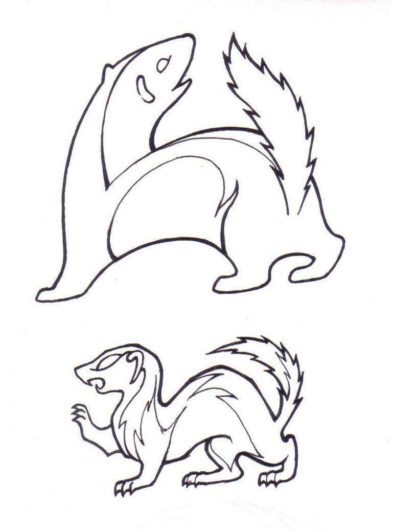 769x1039 Weasel Drawings - Weasel Drawing