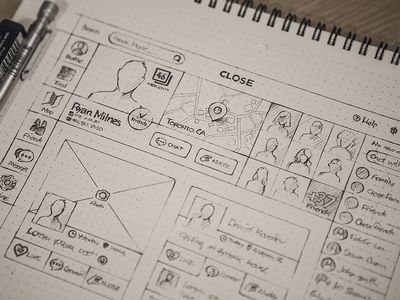 400x300 inspiring ui wireframe sketches ui ux wireframe, web design - Web Design Drawing