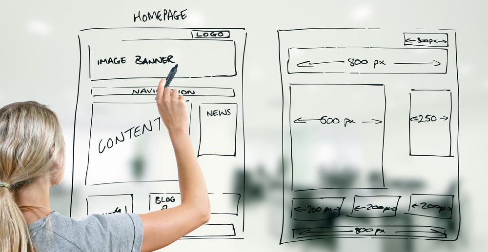 1000x518 Online Resources To Learn Web Design - Website Design Drawing