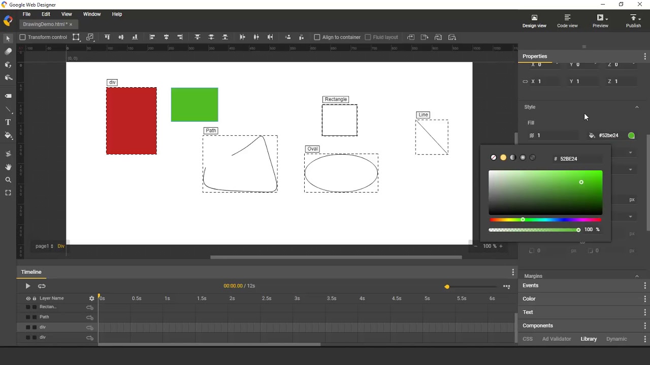 1280x720 drawing overview - Website Design Drawing