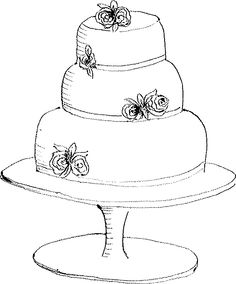 236x284 best cake drawings images cake drawing, cake sketch, draw - Wedding Cake Line Drawing