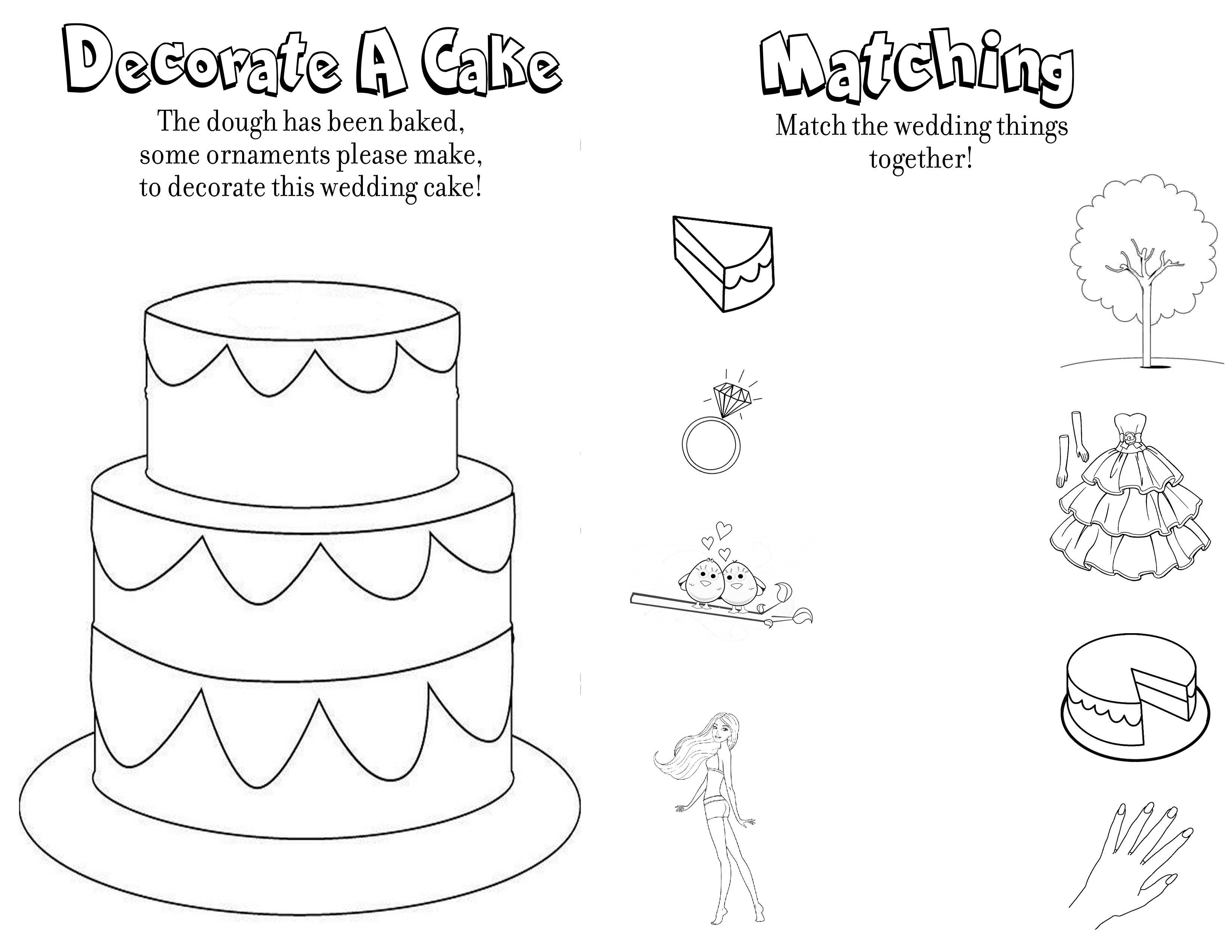 Coloring and Drawing: Big Wedding Cake Coloring Pages