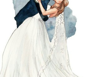 300x250 Image About Love In Draw - Wedding Couple Drawing