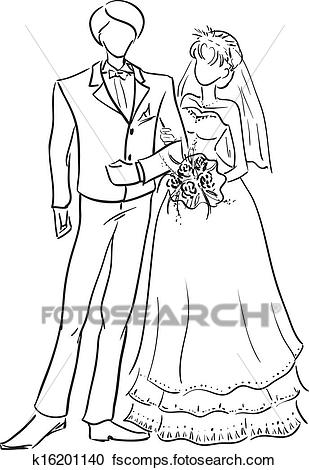 309x470 wedding couple drawing trend wedding ideas - Wedding Couple Drawing