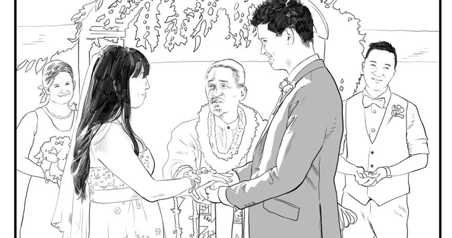 882x464 my wedding comic cl wedding drawing - Wedding Drawing