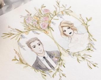 340x270 Wedding Drawings Etsy - Wedding Drawing Images