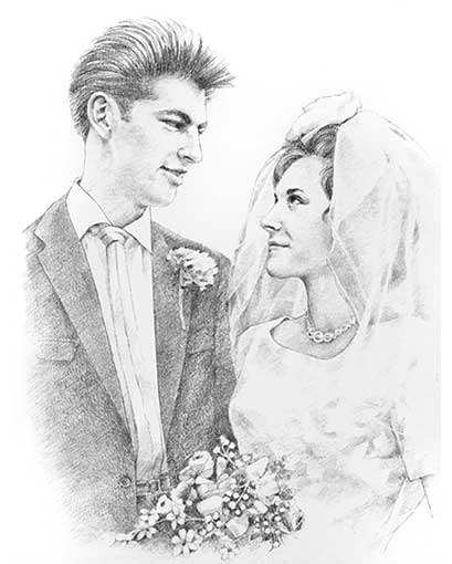 Wedding Drawing Pictures at PaintingValley.com | Explore collection of ...