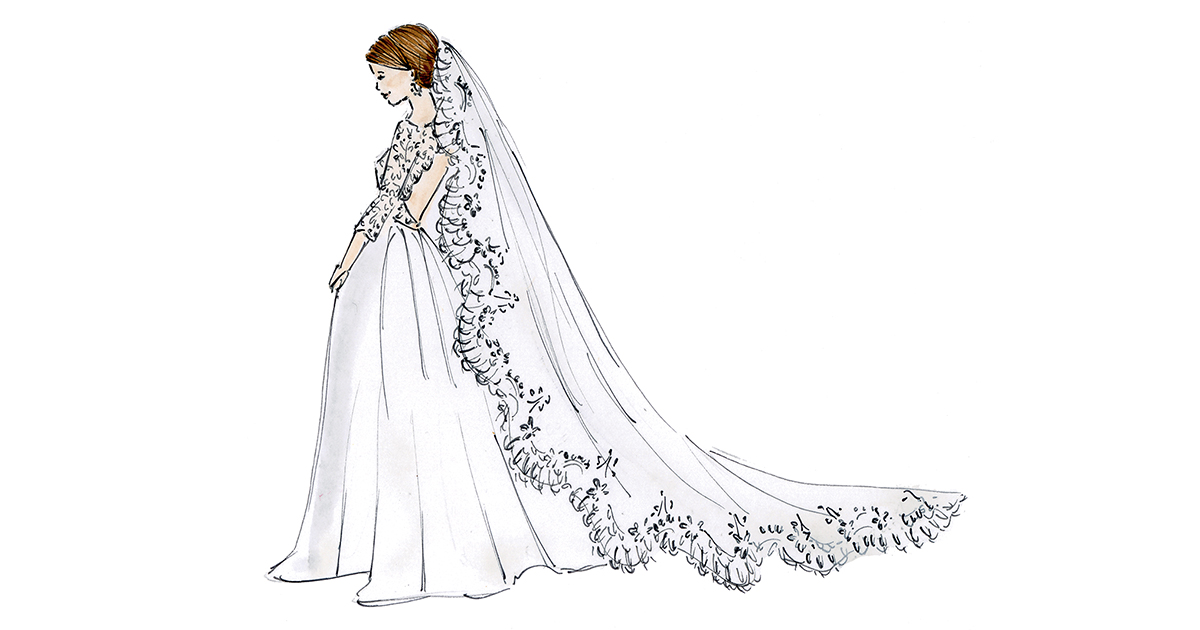 1200x630 what's the deal with wedding veils should i wear one - Wedding Drawing Pictures