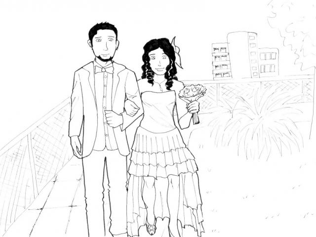 Wedding Drawing Pictures at PaintingValley.com | Explore collection of