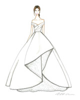 160x200 exclusive get a first look - Wedding Dress Drawing