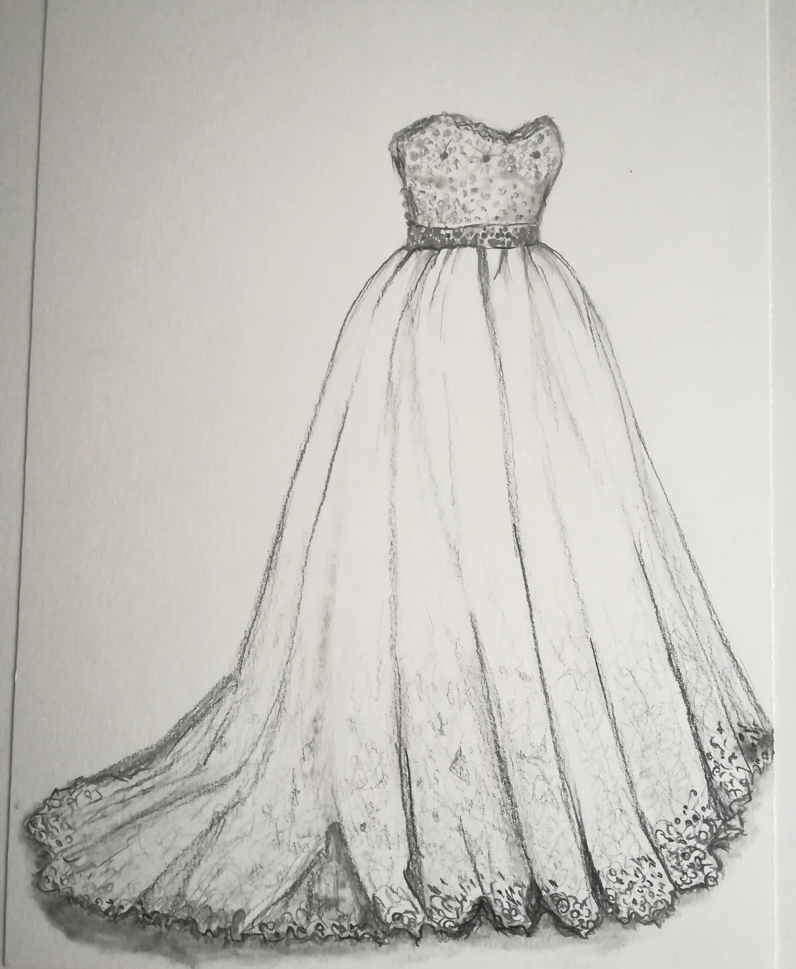 2779x3381 Myartspace - Wedding Dress Drawing