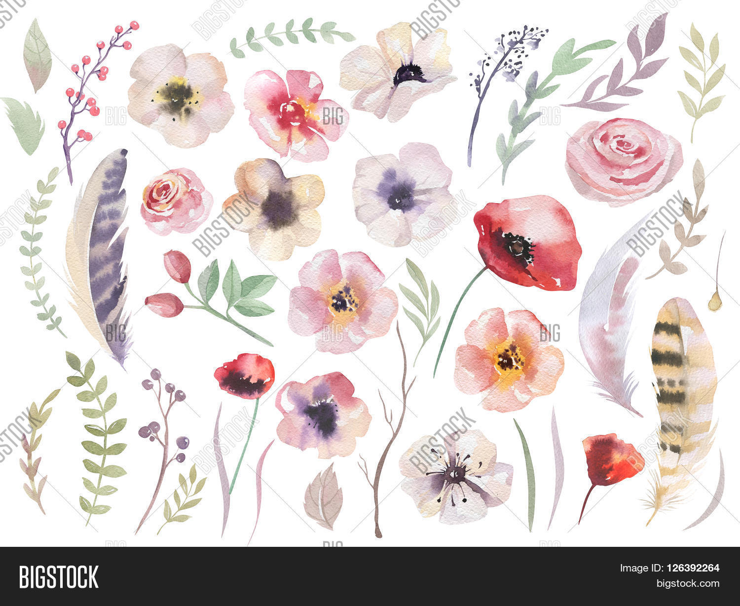 1500x1229 Draw A Flower With Watercolour Draw A Flower With Watercolour - Wedding Flowers Drawing