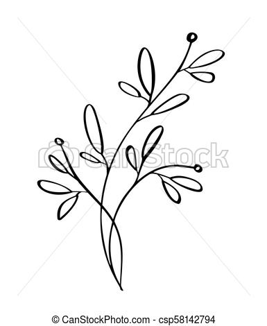 385x470 Hand Drawn Modern Flowers Drawing And Sketch Floral With Line Art - Wedding Flowers Drawing