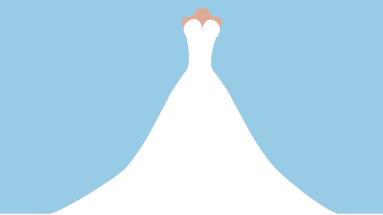 1280x720 How To Draw A Wedding Dress - Wedding Gown Drawing
