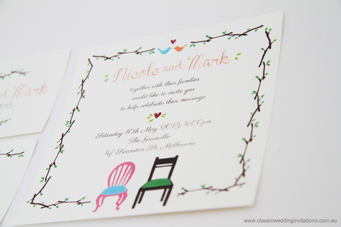 1181x787 classic wedding invitations - Wedding Invitation Drawing