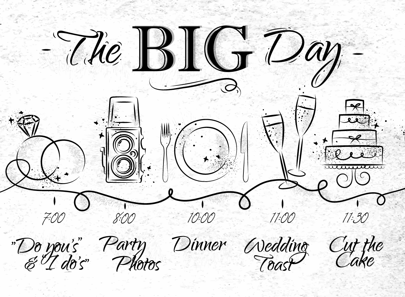 1296x952 planning a big wedding - Wedding Line Drawing