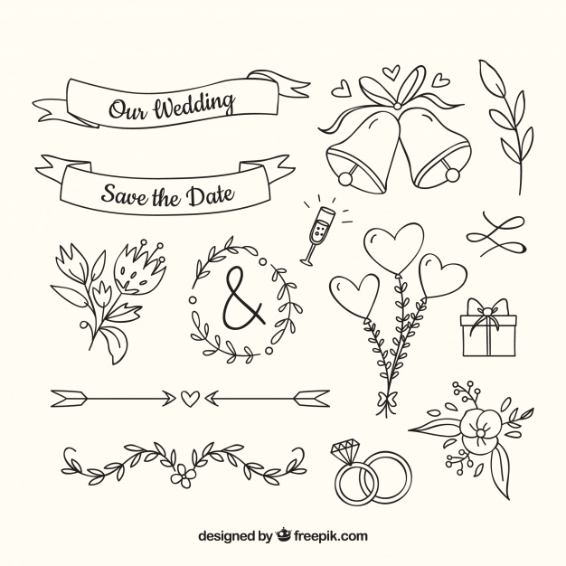 626x626 Wedding Ring Vectors, Photos And Free Download - Wedding Ring Drawing