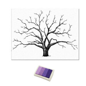 300x300 Finger Print Painting Wedding Tree Guest Book Make Wedding - Wedding Tree Drawing