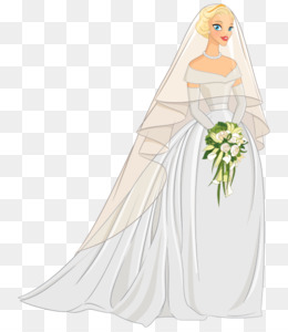260x300 Drawing Bride Wedding Photography - Wedding Veil Drawing