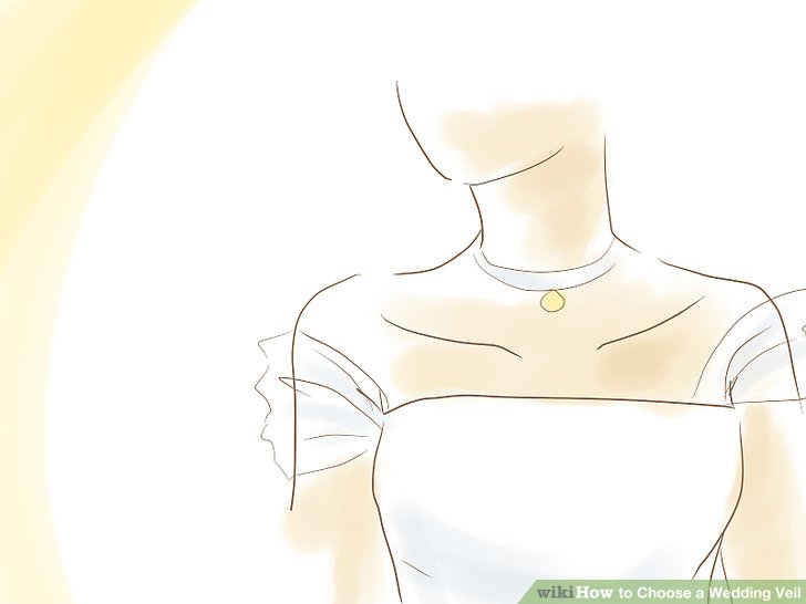 728x546 how to choose a wedding veil steps - Wedding Veil Drawing