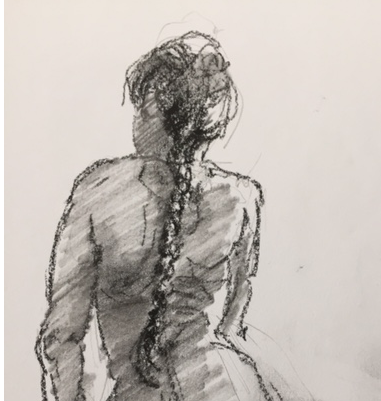 381x401 life drawing with models - Wednesday Drawing