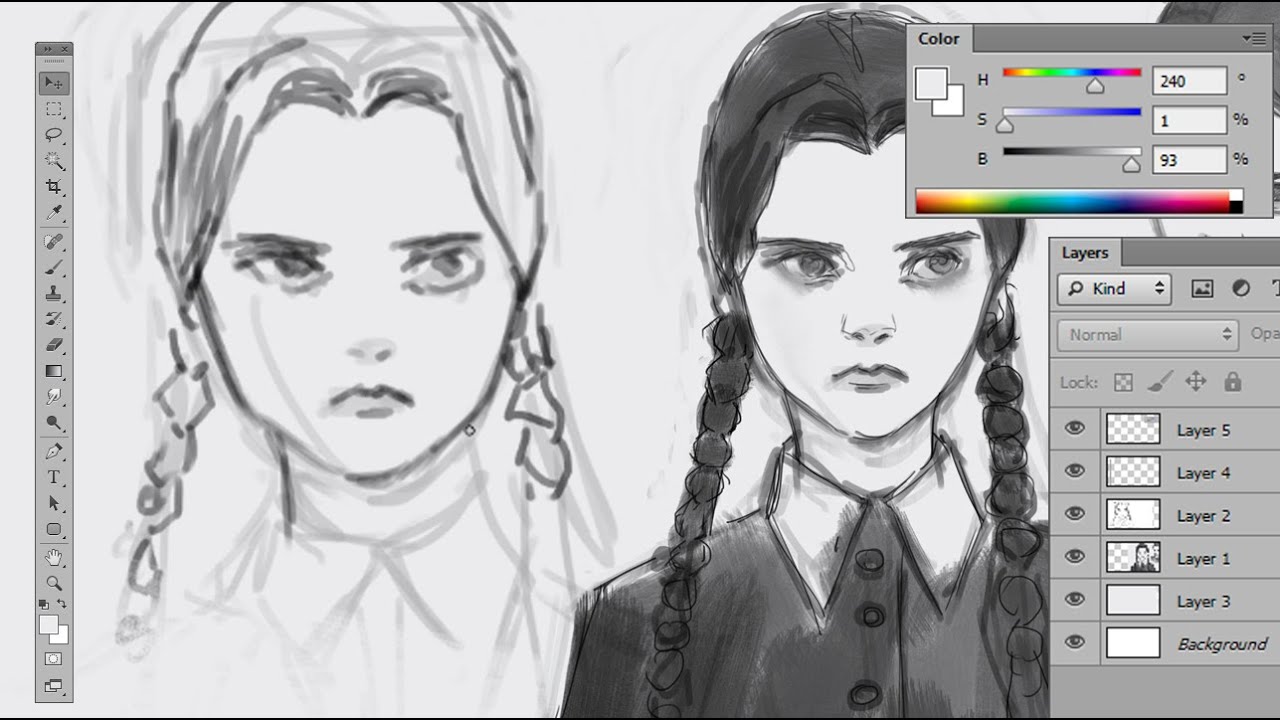 1280x720 medsketch - Wednesday Drawing