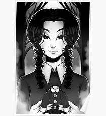 210x230 wednesday addams drawing posters redbubble - Wednesday Drawing