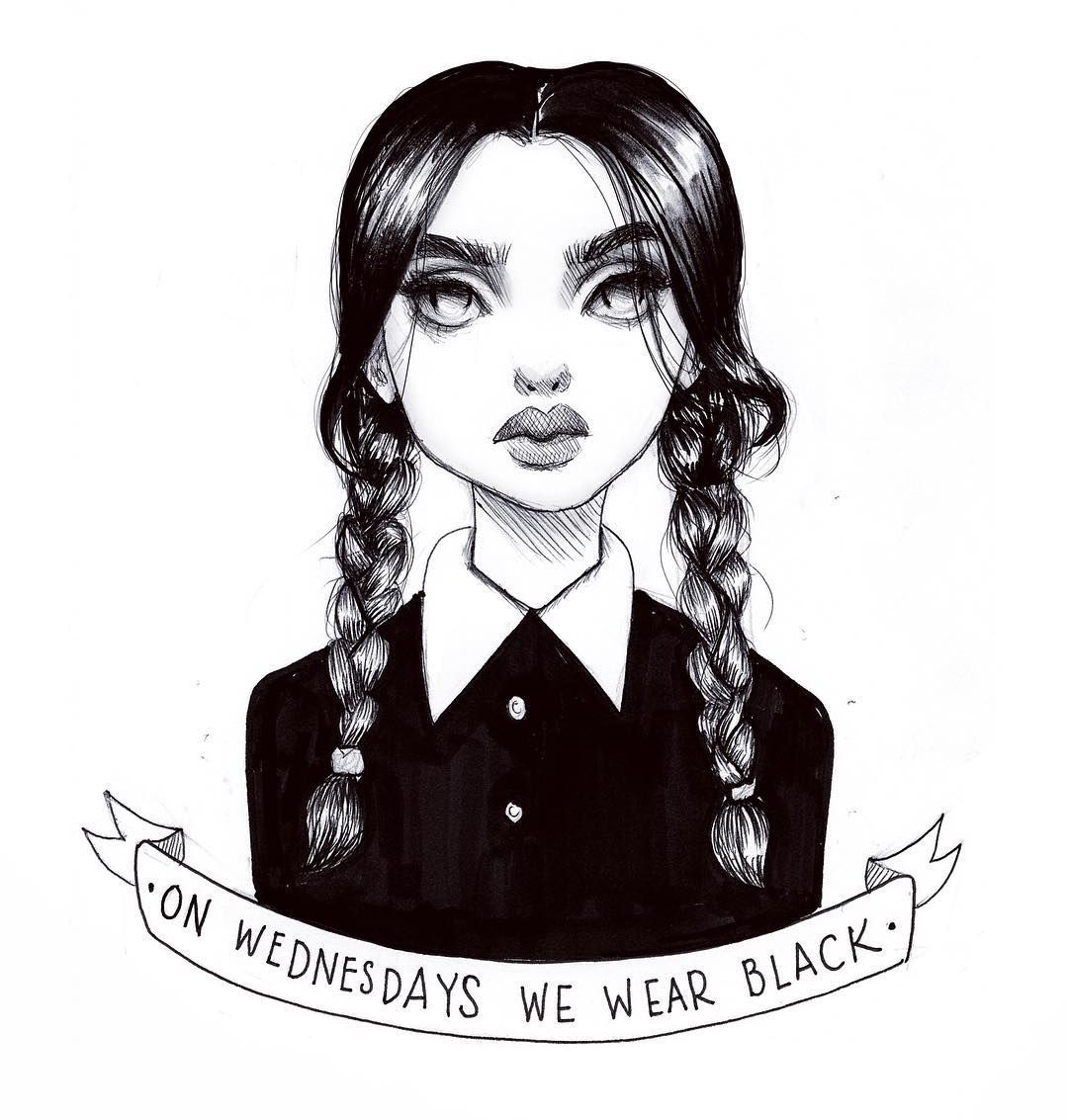 1080x1133 isabelle staub on instagram for inktober ink art - Wednesday Drawing