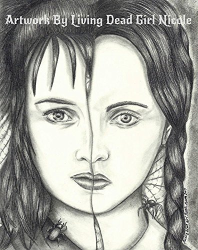 396x500 portrait drawing art printkindred spirits lydia - Wednesday Drawing