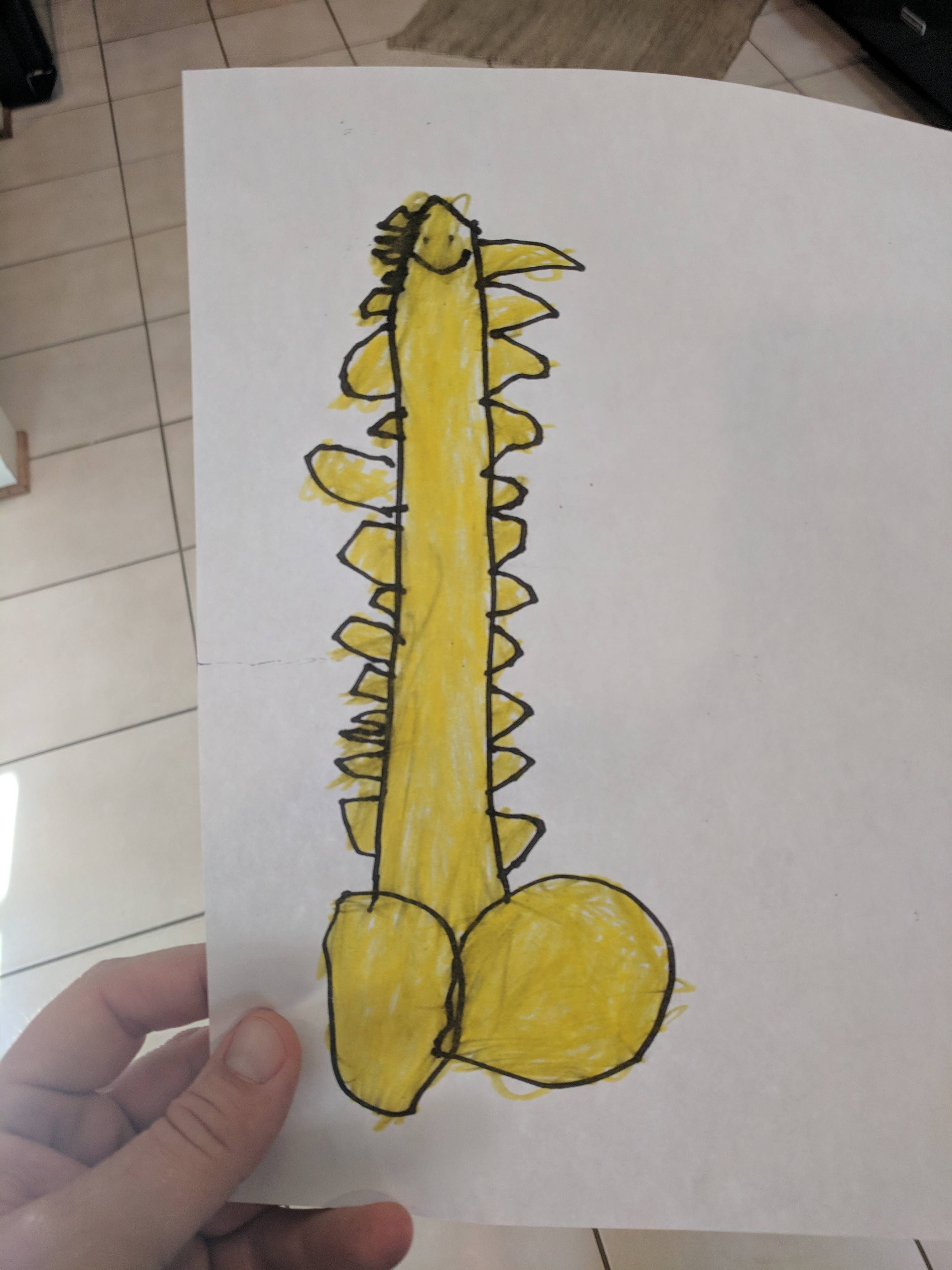 3036x4048 my year old got into drawing this weekendhe calls this - Weekend Drawinging
