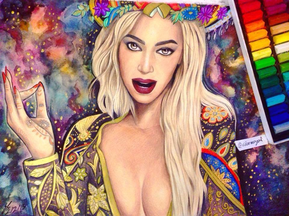 960x720 time lapse drawing beyonce - Weekend Drawinging