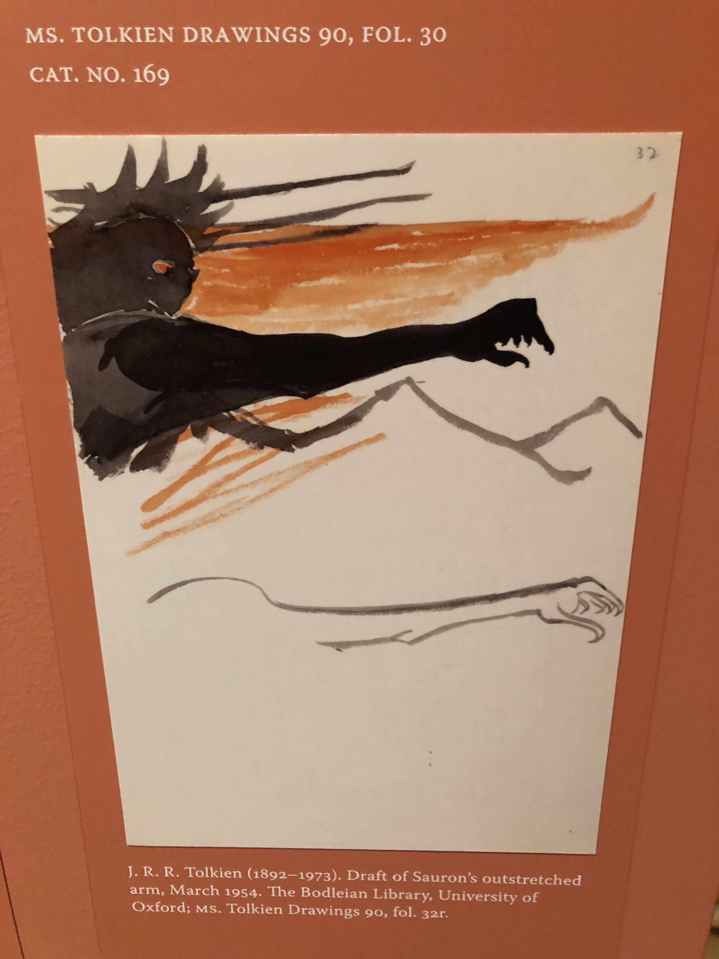 3024x4032 tolkien's original cover drawing for rotk this past weekend - Weekend Drawinging