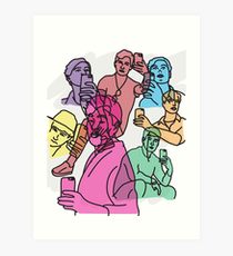 210x230 vampire weekend drawing art prints redbubble - Weekend Drawinging