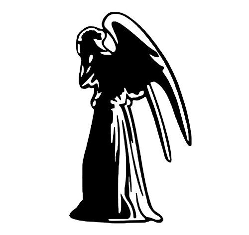 500x473 Doctor Who Inspired Weeping Angel Vinyl Decal, Doctor - Weeping Angel Drawing
