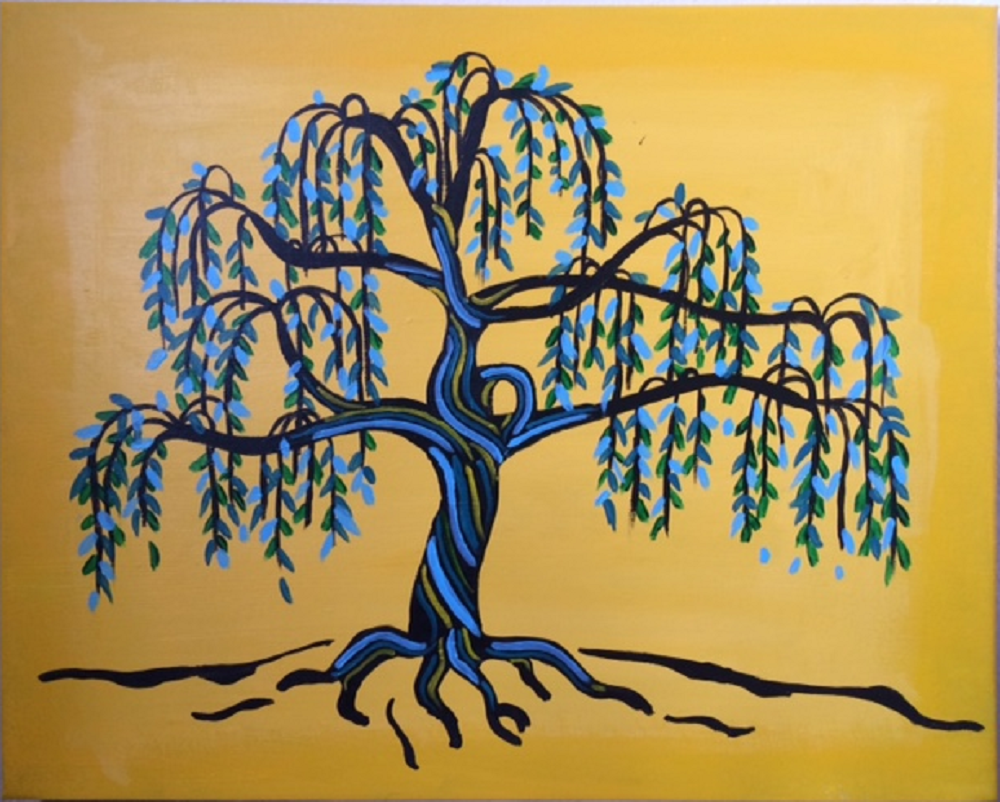 1000x802 weeping willow - Weeping Willow Drawing