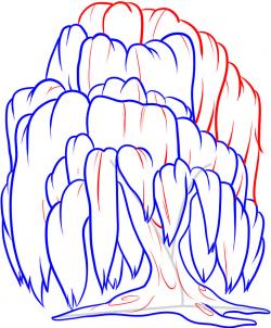 250x302 how to draw how to draw a willow tree, weeping willow - Weeping Willow Drawing