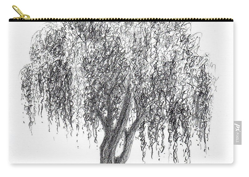 800x570 Weeping Willow Tree Carry All Pouch For Sale - Weeping Willow Tree Drawing