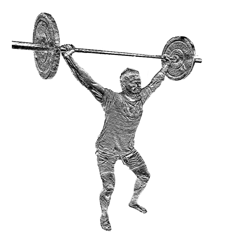 850x850 weightlifter drawing overhead squat transparent png clipart free - Weightlifting...