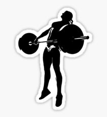 210x230 weightlifting drawing stickers redbubble - Weightlifting Drawing