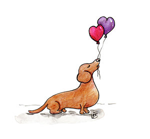 300x278 weiner dog drawings fine art america - Weiner Dog Drawing