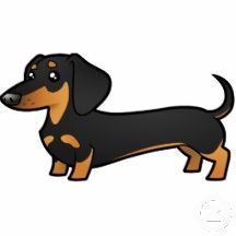 216x216 dachshund drawings - Weiner Dog Drawing