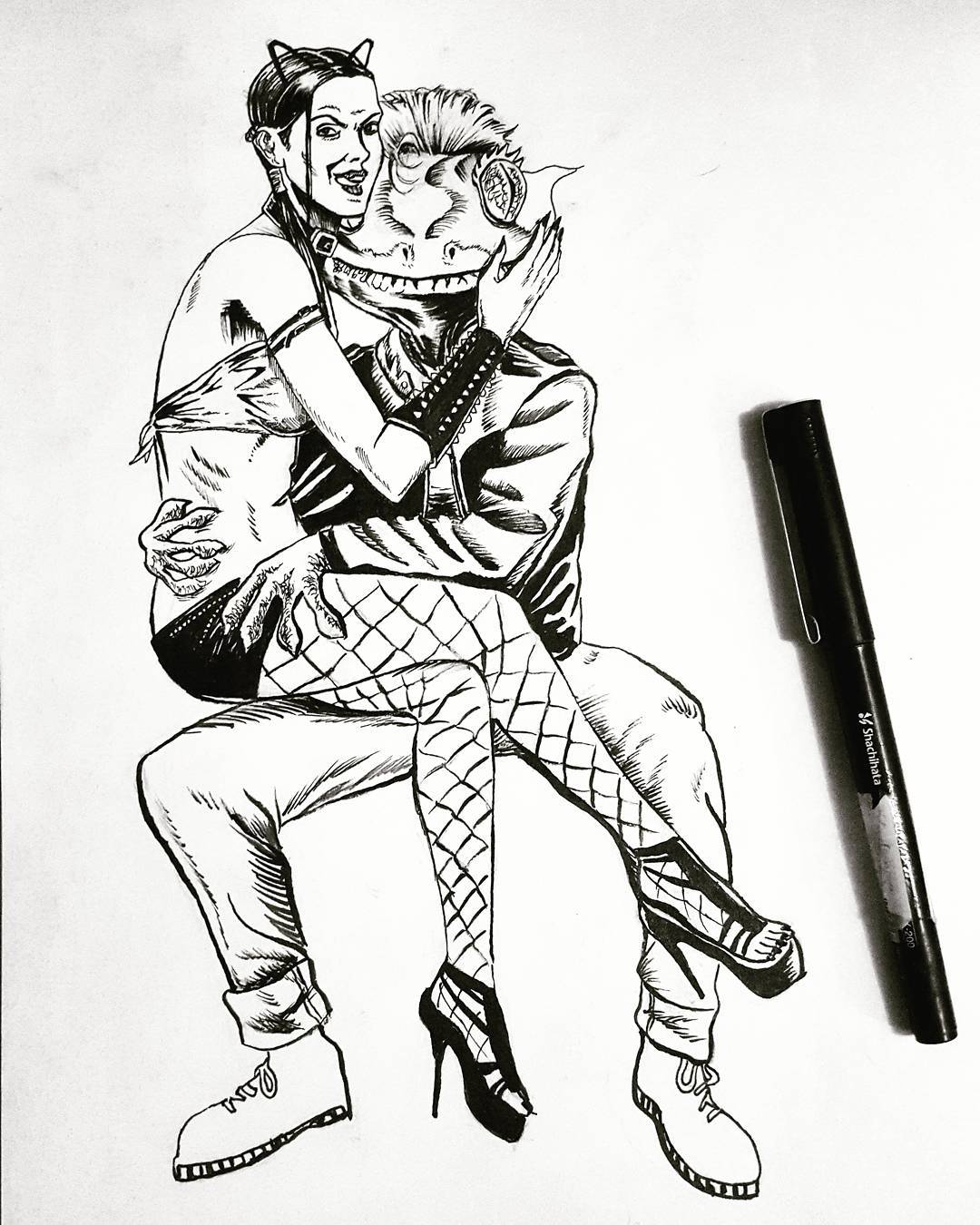 1080x1350 weird folks - Weird Drawings