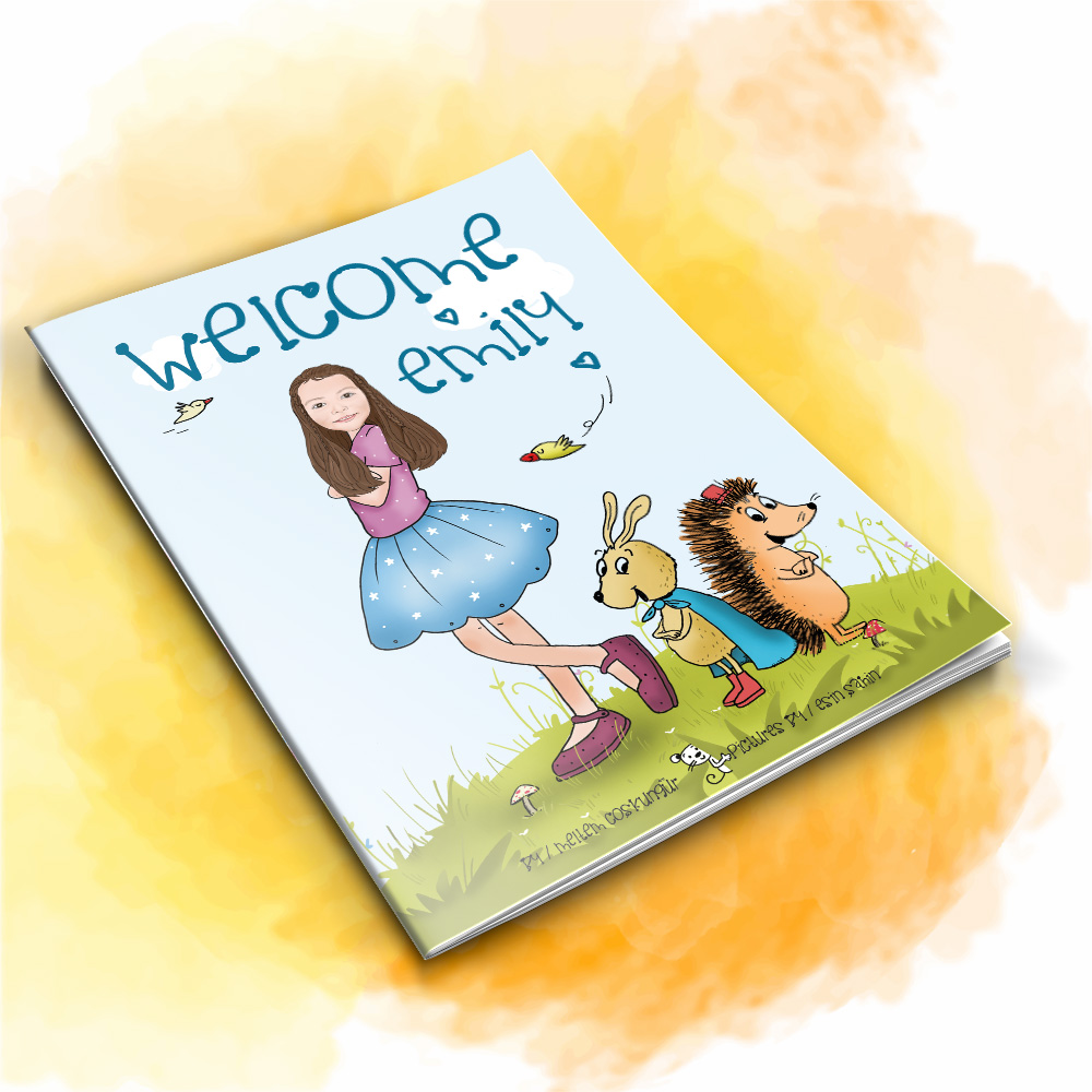 1000x1000 Book With Drawing Elovya En - Welcome Drawing