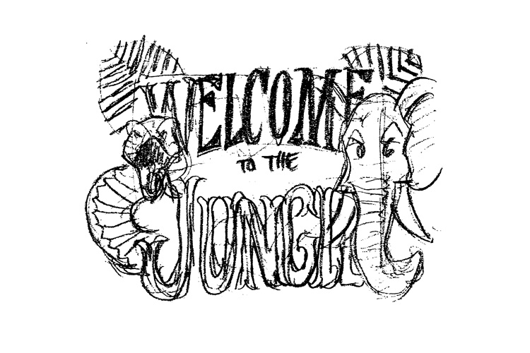 750x500 welcome to the jungle sarah dayan french hand lettering artist - Welcome Drawing Images