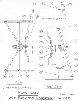 300x386 rotissery for sunbeam alpine or tiger tigers eastalpines east - Weld Map Drawing Example