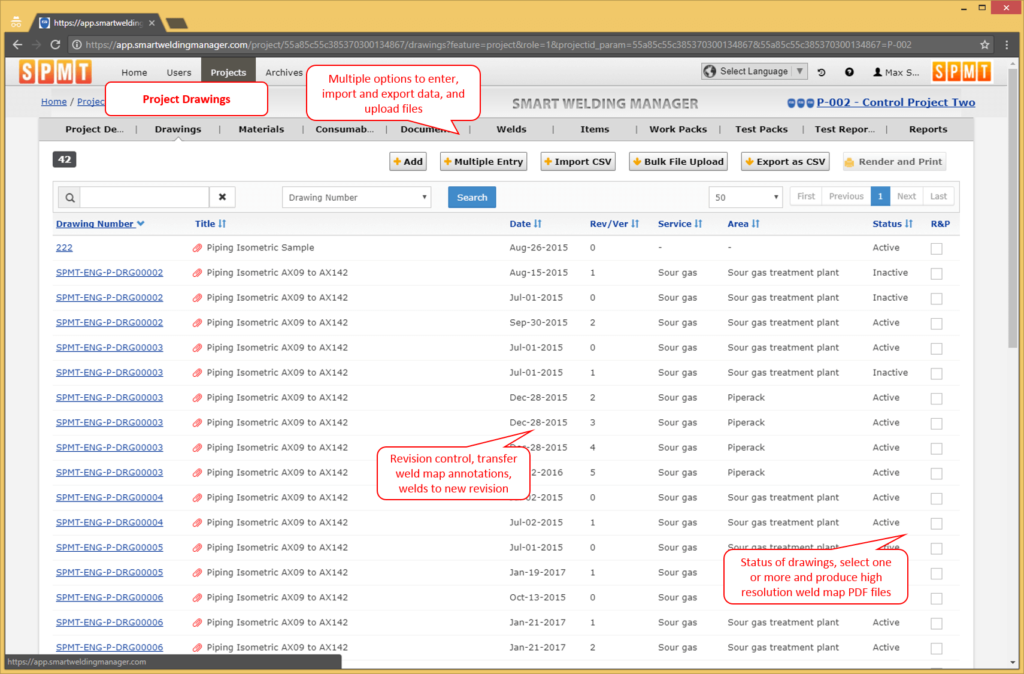 1024x674 Welding Management Software For Weld Mapping, Tracking - Weld Map Drawing Example