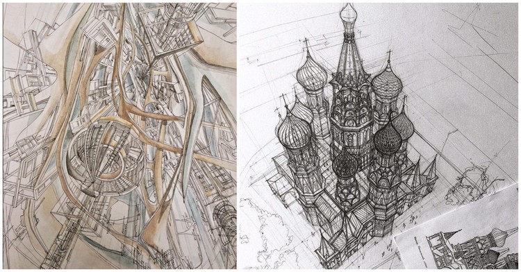 750x392 these beautiful architectural sketches show hand drawing is alive - Well Drawing