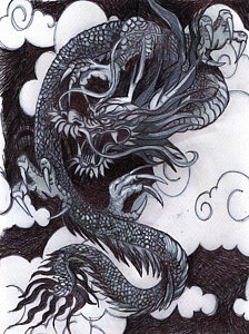 224x300 welsh dragon paintings fine art america - Welsh Dragon Drawing