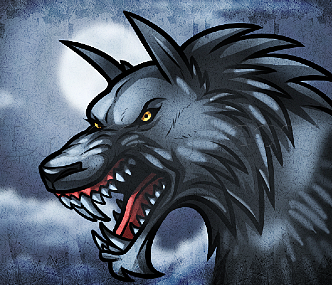1059x909 werewolf face drawing lesson, added - Werewolf Face Drawing